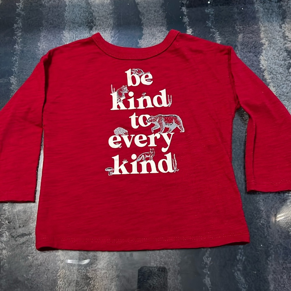 Dark red 2T long sleeve